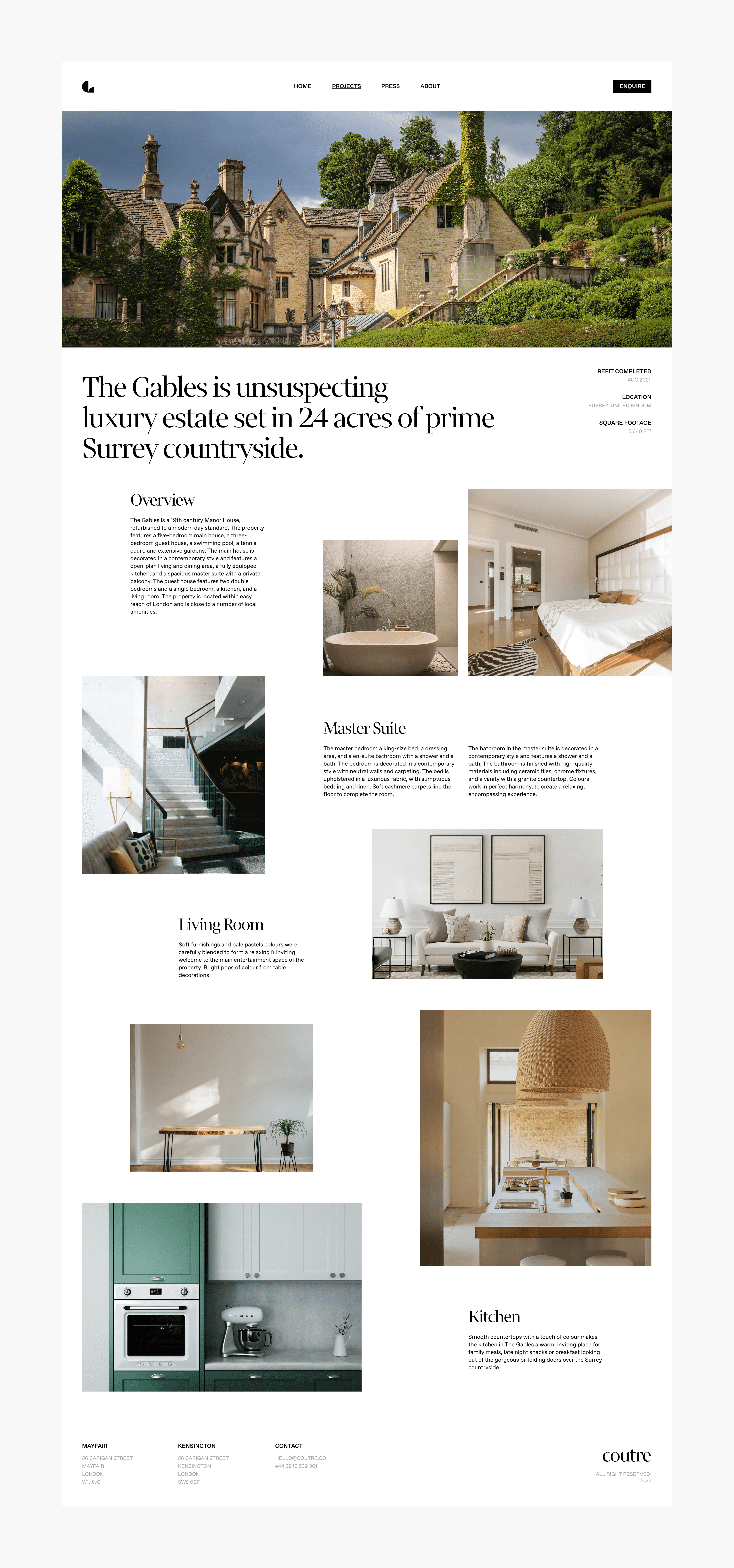 Home Page Web Design